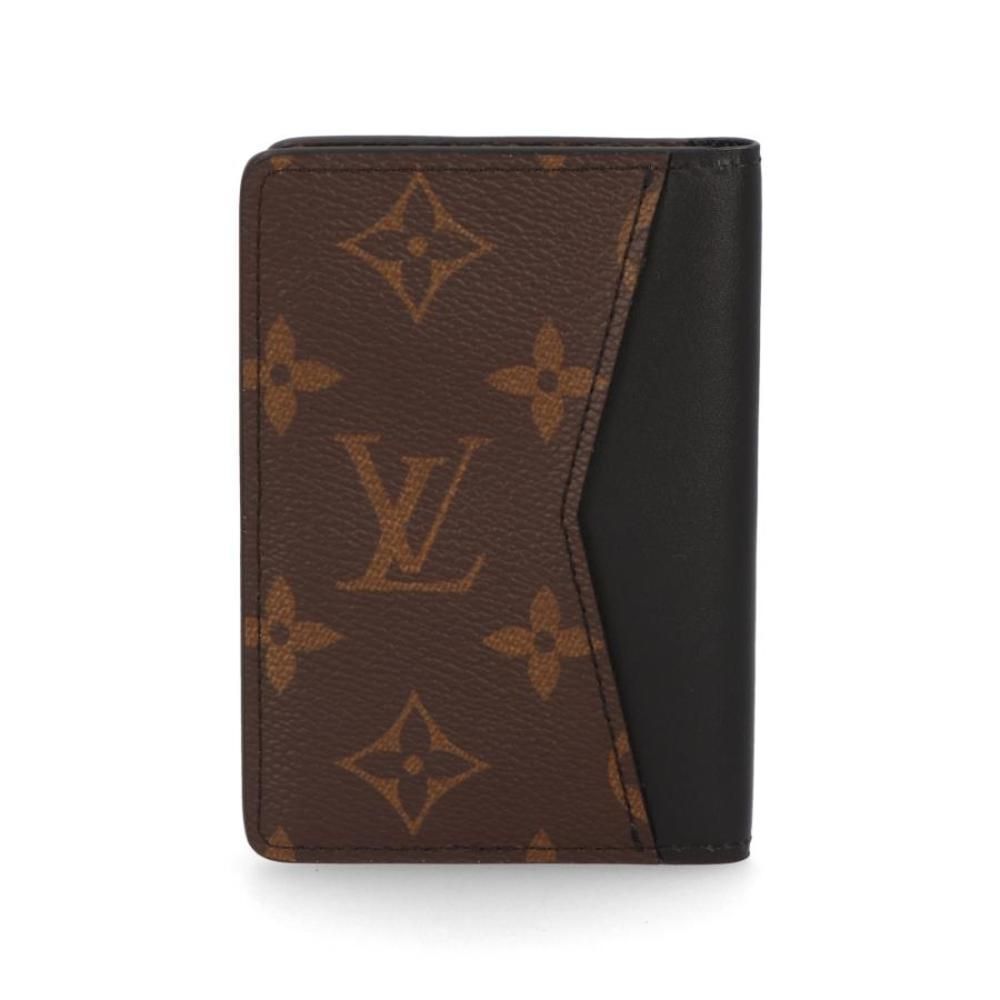 Louis Vuitton Organizer De Poche Card Case Monogram Macassar Brown Black - Picture 4 of 5